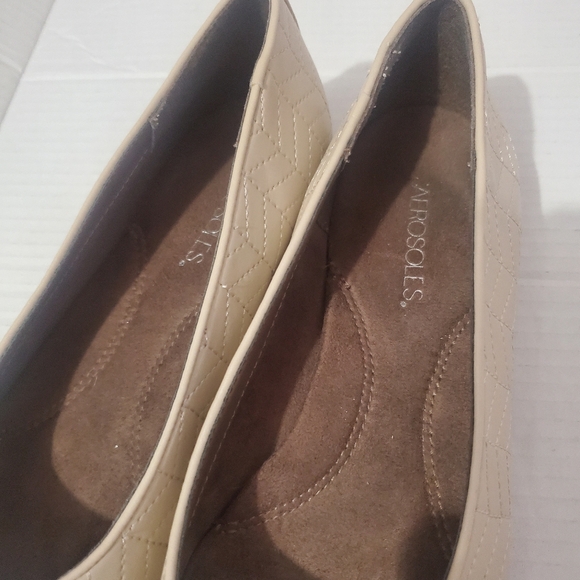 Aerosoles Outrite Ivory and Black Women's Quilted  Ballet Flats Sz 10M Casual - Picture 5 of 11
